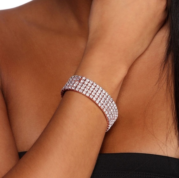 Jewelry - Rhinestone Stretch Stacking Bracelets